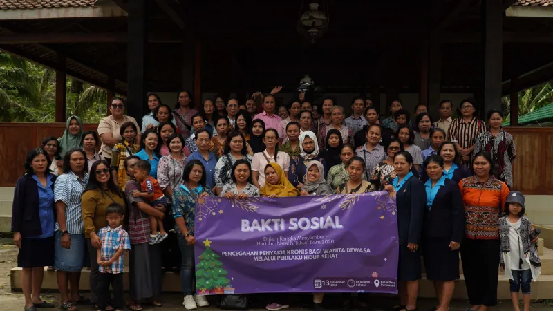 Sambut Natal, PKK Patihombo dan WKRI ranting Pelemdukuh Gandeng Puskesmas Gelar Cek Kesehatan Gratis dan penyuluhan Kesehatan.